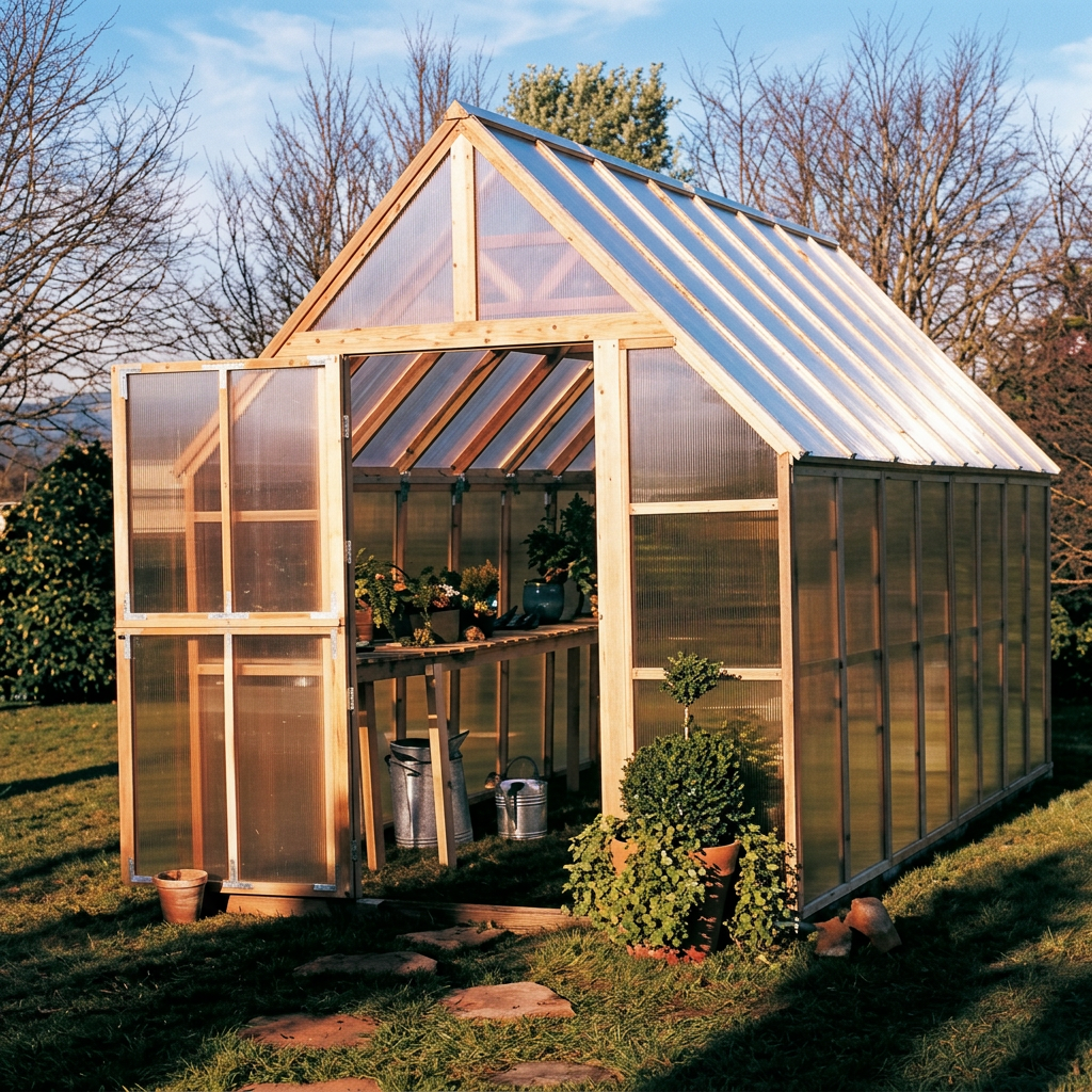 GardenHouse Mt. Rainier Greenhouse 8′ x 16′ GKP816