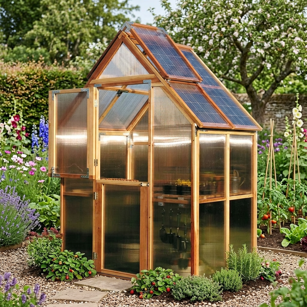 GardenHouse Mt. Hood Greenhouse 6′ x 4′ GKP64
