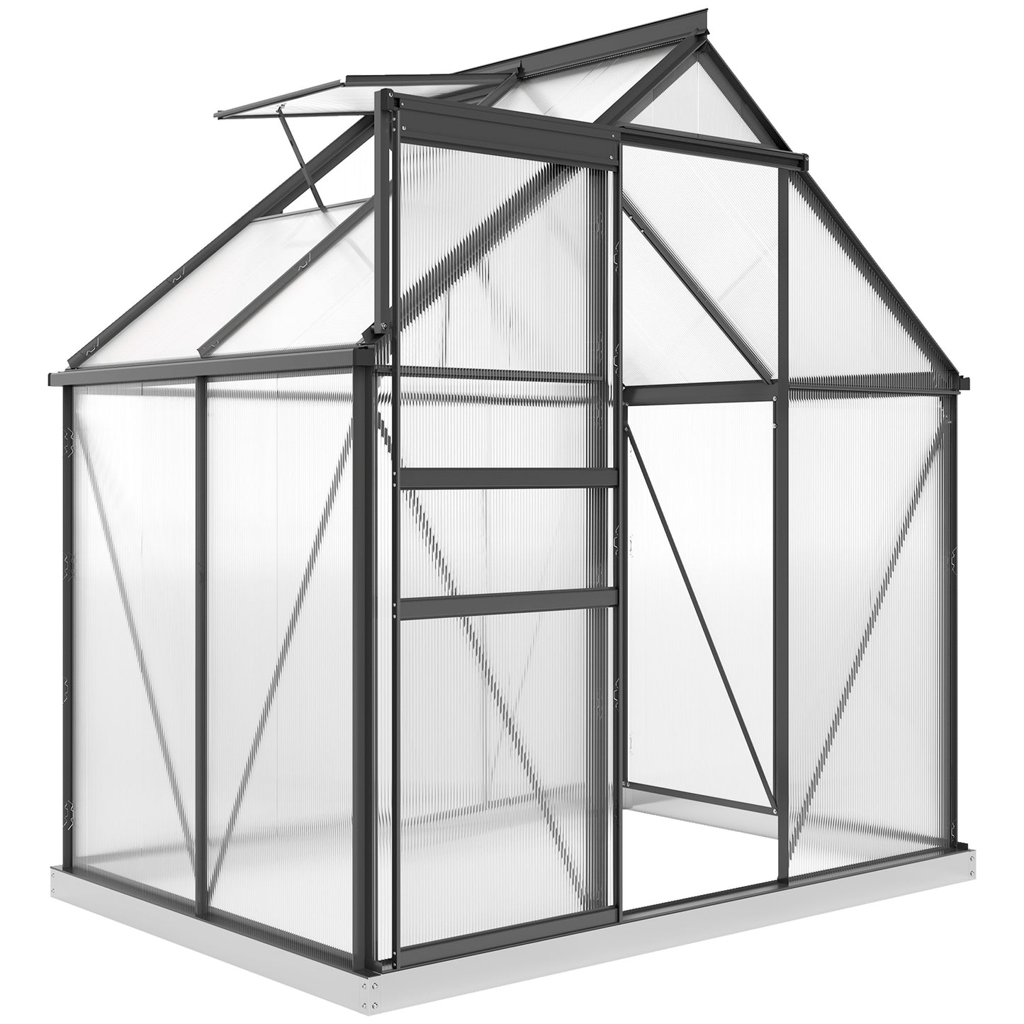 Outsunny Walk-In Polycarbonate Greenhouse