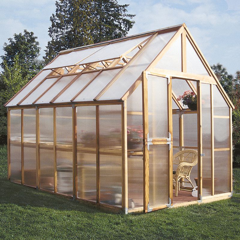 GardenHouse Mt. Rainier Greenhouse 8′ x 12′ GKP812