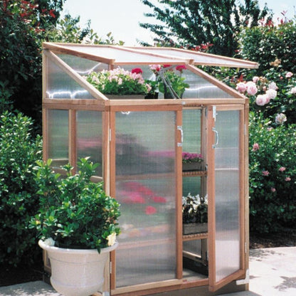 GardenHouse Patio Greenhouse 4′ x 3′ GKP-PKG