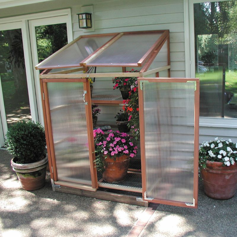 GardenHouse Patio Greenhouse 4′ x 3′ GKP-PKG