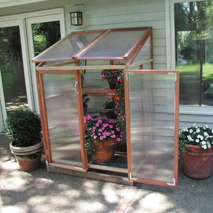 GardenHouse Patio Greenhouse 4′ x 3′ GKP-PKG