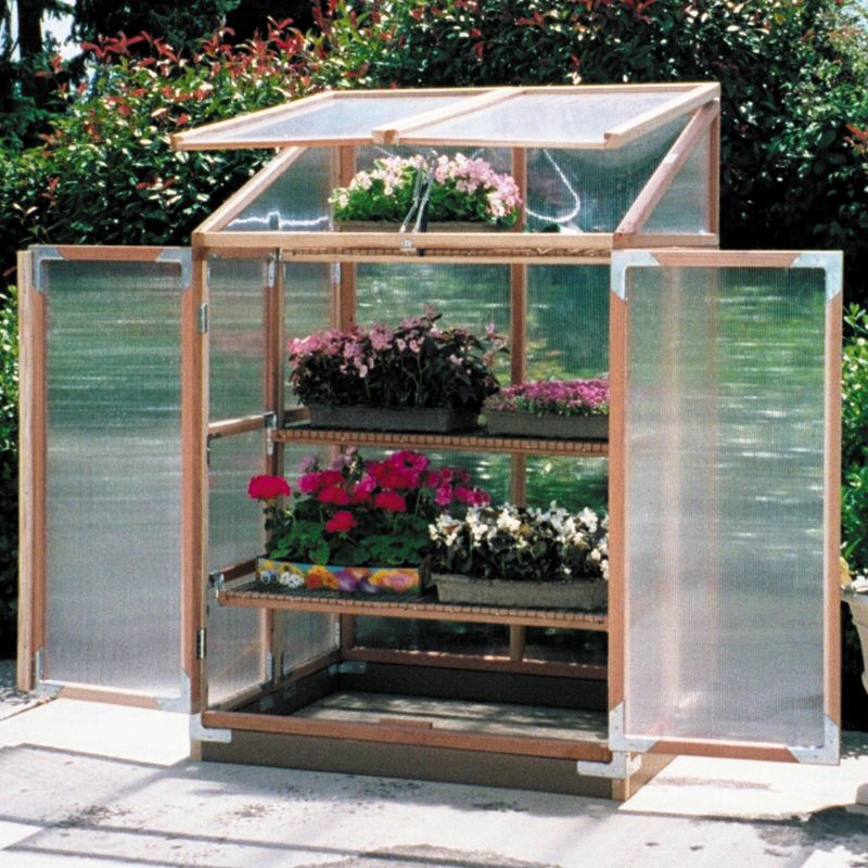 GardenHouse Patio Greenhouse 4′ x 3′ GKP-PKG