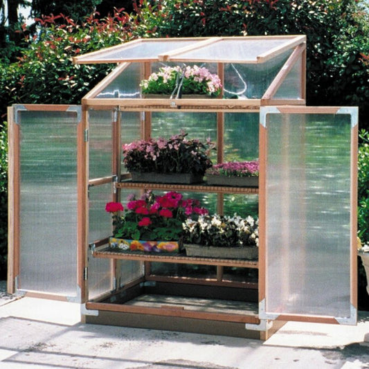 GardenHouse Patio Greenhouse 4′ x 3′ GKP-PKG