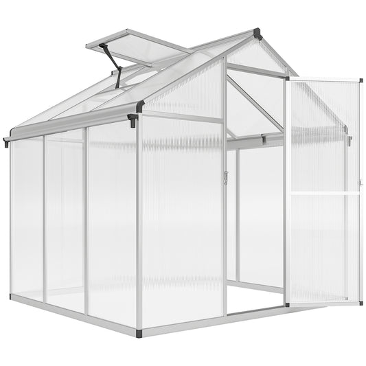 Outsunny 6 x 6ft Aluminium Frame Greenhouse