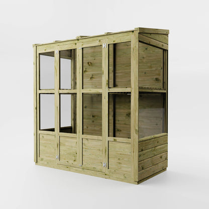 6 x 3 Traditional Tall Wall Greenhouse