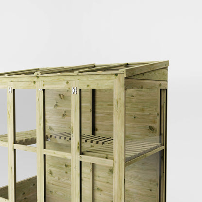 6 x 3 Traditional Tall Wall Greenhouse