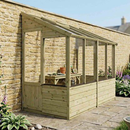 8 x 4 Traditional Lean-To Greenhouse