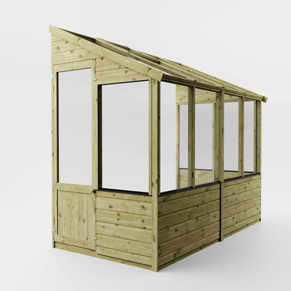 8 x 4 Traditional Lean-To Greenhouse