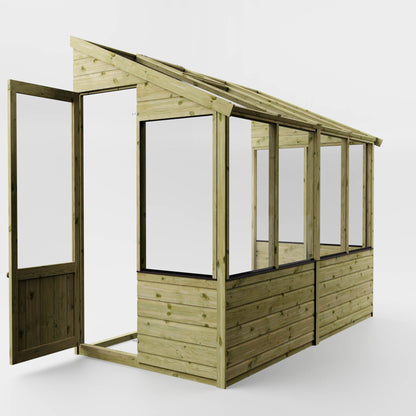 8 x 4 Traditional Lean-To Greenhouse