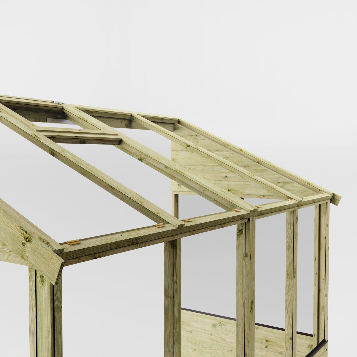 8 x 4 Traditional Lean-To Greenhouse