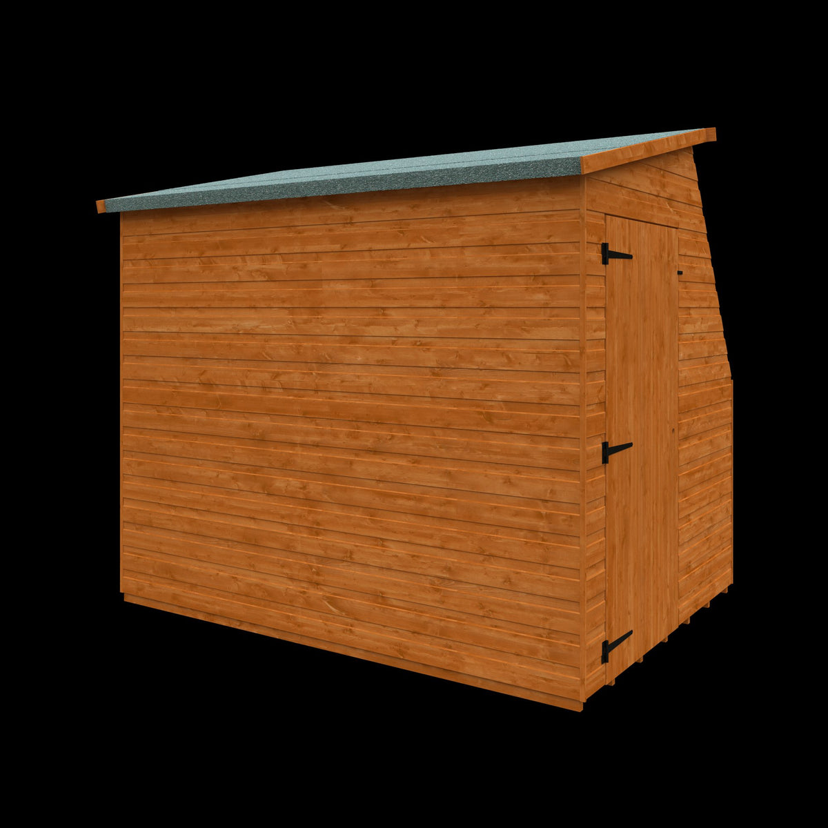 Solid-back wall of Norven Gardens Classic Potting Shed, featuring sturdy wooden construction and practical design.