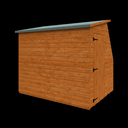 Solid-back wall of Norven Gardens Classic Potting Shed, featuring sturdy wooden construction and practical design.