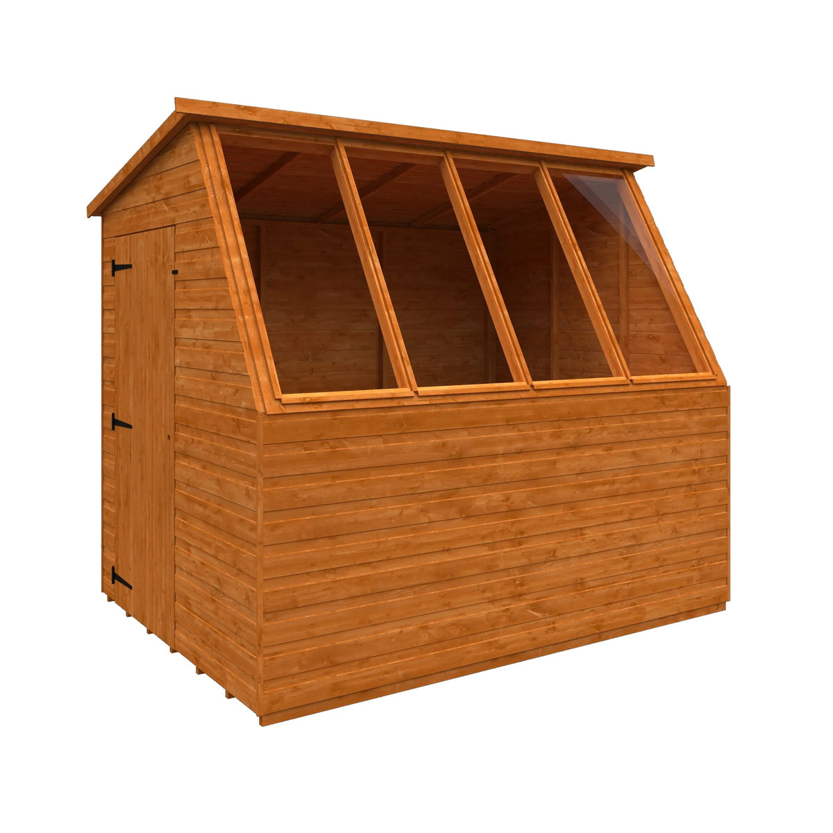 Norven Classic Potting Shed by Norven Gardens with white window side, featuring wooden structure and gardening storage space