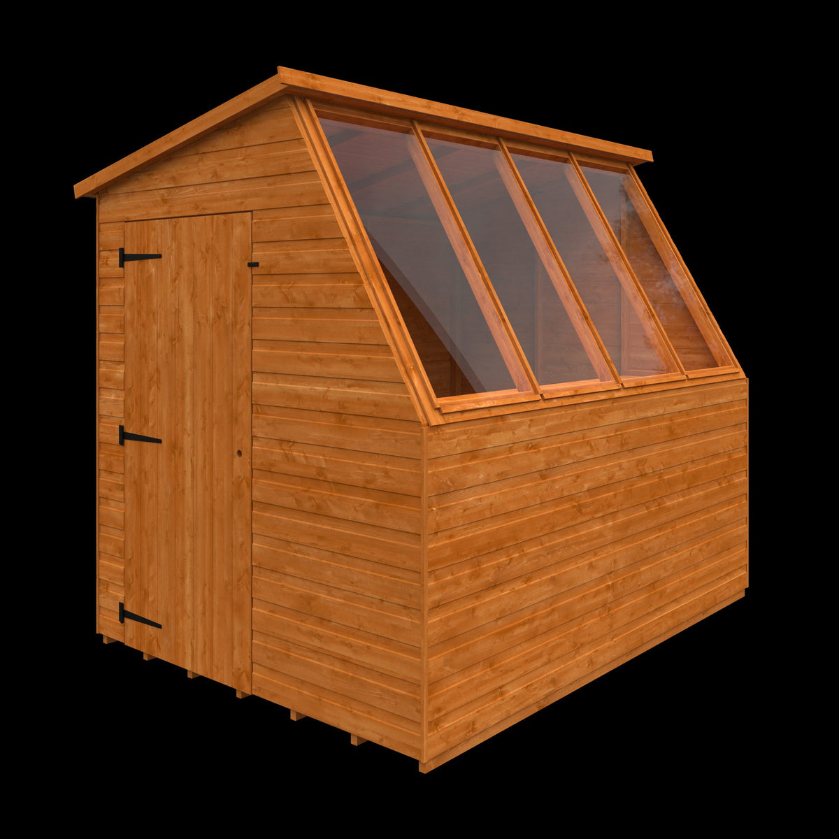 Norven Gardens Classic Potting Shed with wooden frame, glazed windows, and 8x6 size for gardening and outdoor storage.